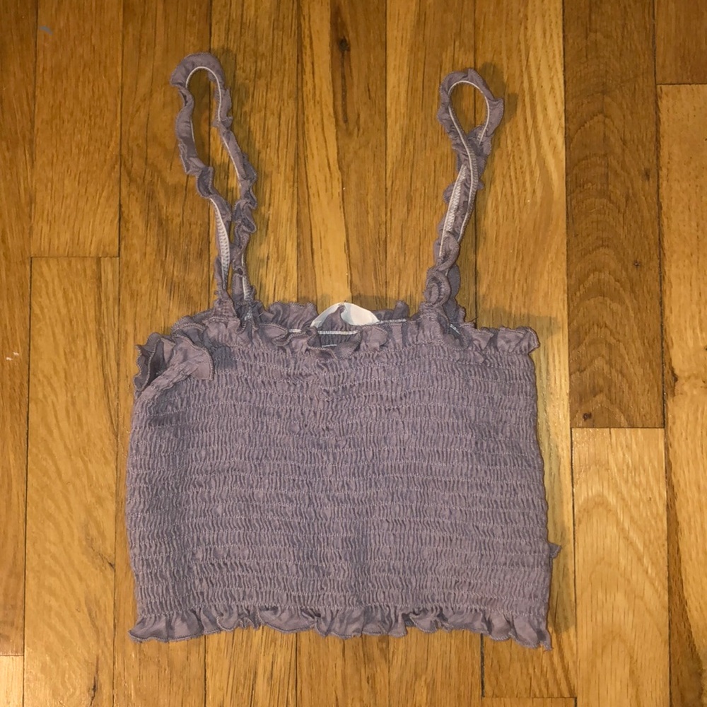 Smocked Crop Top